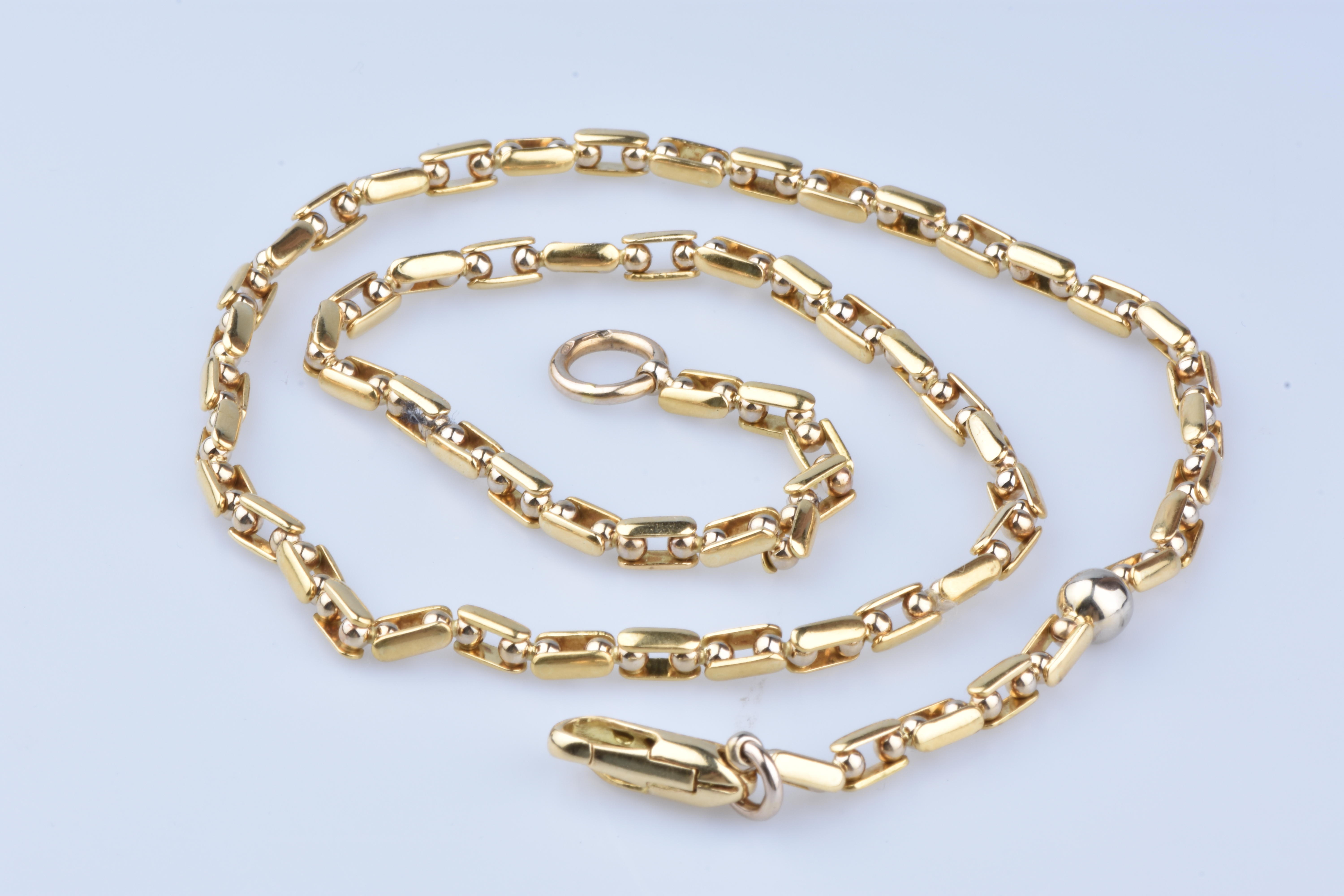 Sauro 18K Yellow Gold Ceramic Diamond Designer Bracelet  Outofpawncom