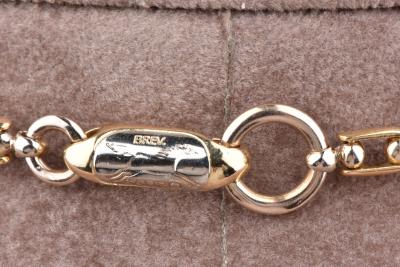 Collier SAURO Homme en OR Bicolore 18ct (750/1000) 2