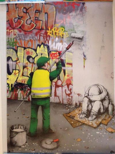 DRAN (1979) Ville propre 2011, Print offset à 250ex. 2