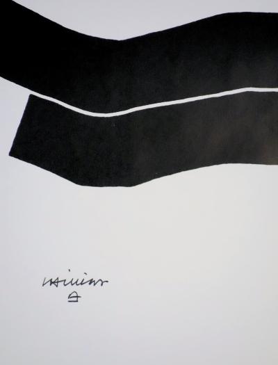 Eduardo CHILLIDA : Compositon JO, 1972 - Affiche lithographique signée 2