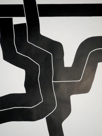 Eduardo CHILLIDA : Compositon JO, 1972 - Affiche lithographique signée 2
