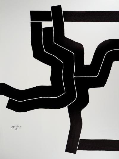 Eduardo CHILLIDA : Compositon JO - Lithographie signée 1972 2