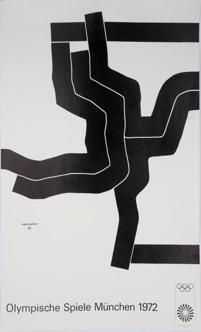 Eduardo CHILLIDA : Compositon JO - Lithographie signée 1972 2