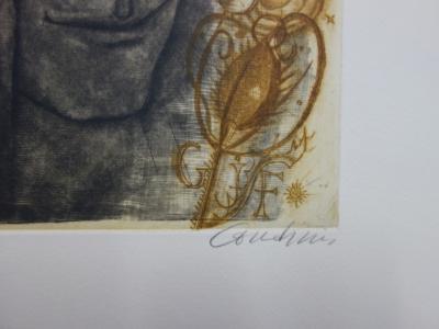 Brigitte COUDRAIN : Hommage à Friedlander, Gravure originale signée 2