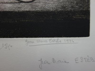 Jean-Marie ESTEBE - Nature morte au coquillage, Gravure originale signée 2
