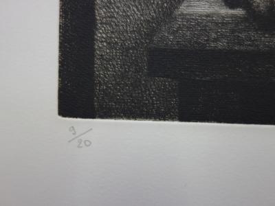 Jean-Marie ESTEBE - Nature morte au coquillage, Gravure originale signée 2