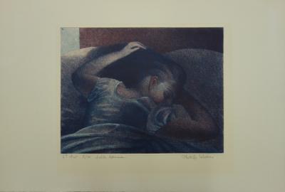 Philippe LELIEVRE - Petite dormeuse, Gravure originale signée 2