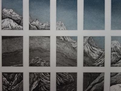 Marc JURT - Paysage et paysages, Gravure originale signée 2