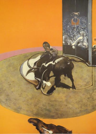 Francis BACON : Tauromachie - Affiche originale Signée à l’encre 2