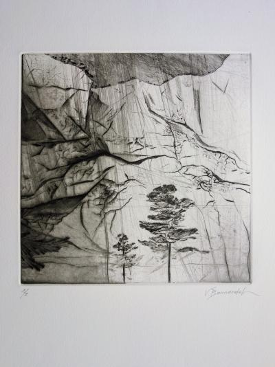 Véronique BONNARDEL - Zen, La voie du soleil, Gravure originale signée 2