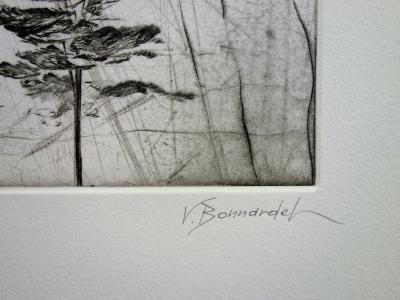Véronique BONNARDEL - Zen, La voie du soleil, Gravure originale signée 2