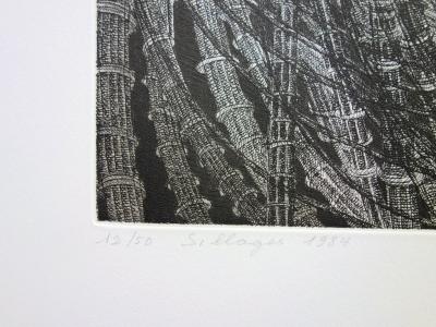 Hélène CSECH - Sillages, Gravure originale signée 2