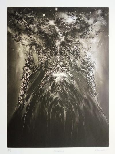 André BONGIBAULT - Effervescence, Gravure originale signée 2