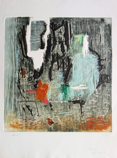Martin BISSIERE - Vagabonds, Gravure originale signée 2