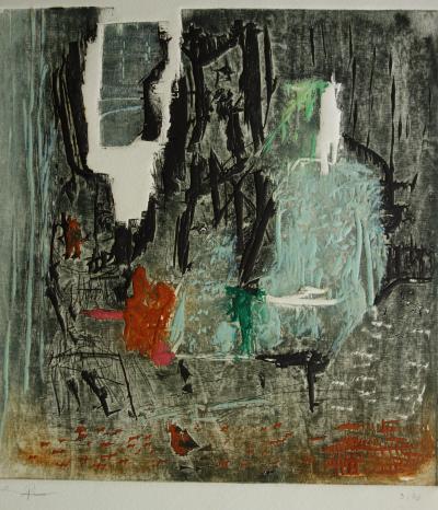 Martin BISSIERE - Vagabonds, Gravure originale signée 2