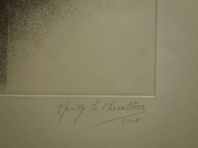 Marie-Antoinette ROUILLY LE CHEVALLIER - Épave, Gravure originale signée 2