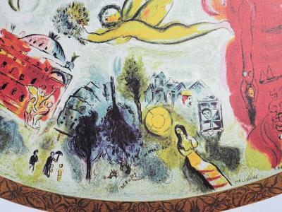 Marc CHAGALL (d’après) - Plafond de L’opéra Garnier - Lithographie signée 2