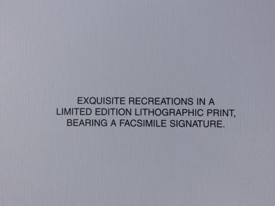 Marc CHAGALL (d’après) - Plafond de L’opéra Garnier - Lithographie signée, Edition limitée 2