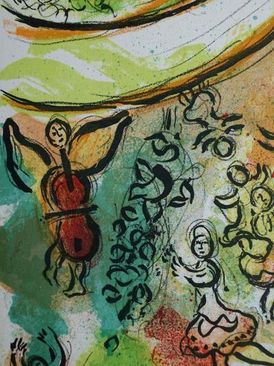 Marc CHAGALL - L’opéra Garnier - Lithographie originale 1965 2