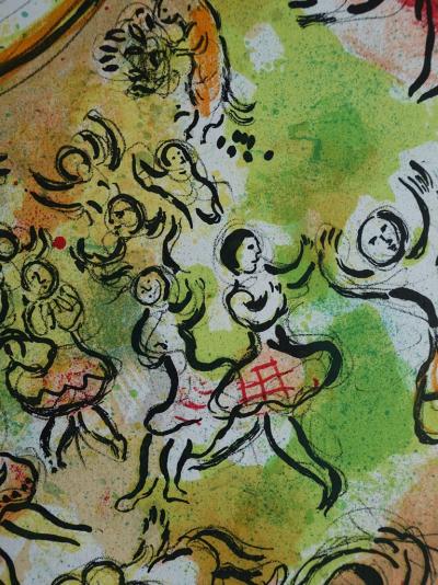Marc CHAGALL - L’opéra Garnier - Lithographie originale 1965 2