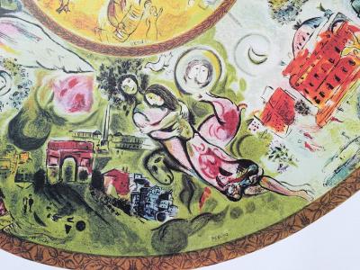 Marc CHAGALL (d’après) - L’opéra Garnier - Lithographie signée et numérotée 2