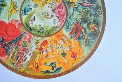 Marc CHAGALL (d’après) - Plafond de L’opéra Garnier - Lithographie signée 2