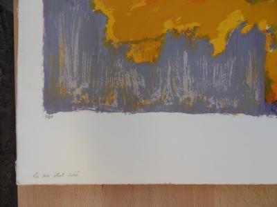 Maurice-Elie SARTHOU : La Mer était noire - Lithographie originale signée 2