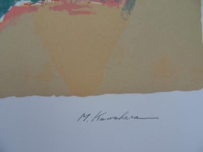 Masaaki Kuwahara: The Gondolas of Venice - Original signed lithograph 2