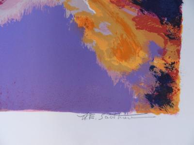 Maurice-Elie SARTHOU : Les Algues noires - Lithographie originale signée 2