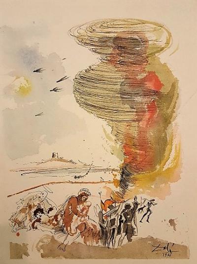 Salvador Dalì, Pater Noster, lithographie, 42x34 cm, 1966 2