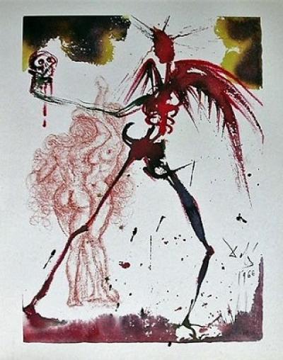 Salvador Dalì, Pater Noster, lithographie, 42x34 cm, 1966 2