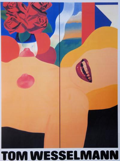 Tom WESSELMANN : Great American nude #3 - Affiche originale 1993 2