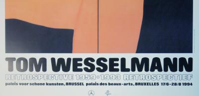 Tom WESSELMANN : Great American nude #3 - Affiche originale 1993 2