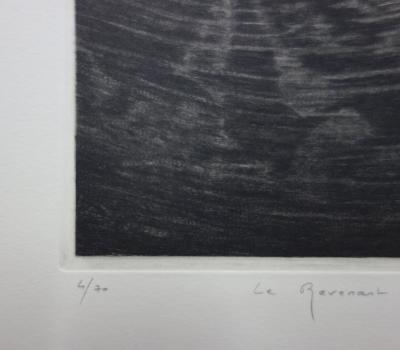 Hélène NUÉ - Le Revenant, Gravure originale signée 2