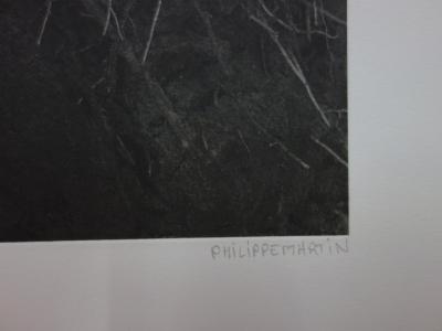 Philippe MARTIN - La terre du printemps, photogravure originale signée 2