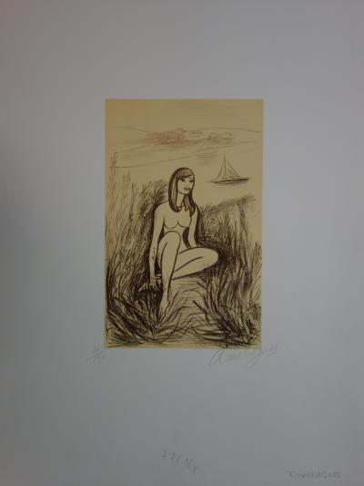 Louis TOUCHAGUES - Sirene, original signed lithograph 2
