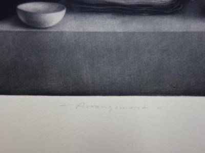 Erling VALTYRSON - Arrangement, Gravure originale signée 2