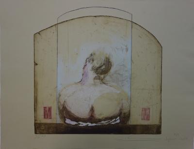 Sylviane CANINI - Mémoire, gravure originale signée 2