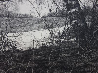 Livio CESCHIN - Premiers jours de mars, gravure originale signée 2