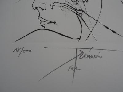 Pierre-Yves TREMOIS - Femme au regard d’Aigle, gravure originale signée 2