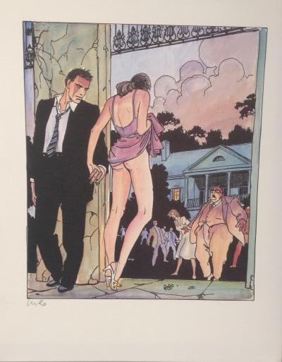 Milo MANARA - Le Déclic - Sérigraphie signée 2