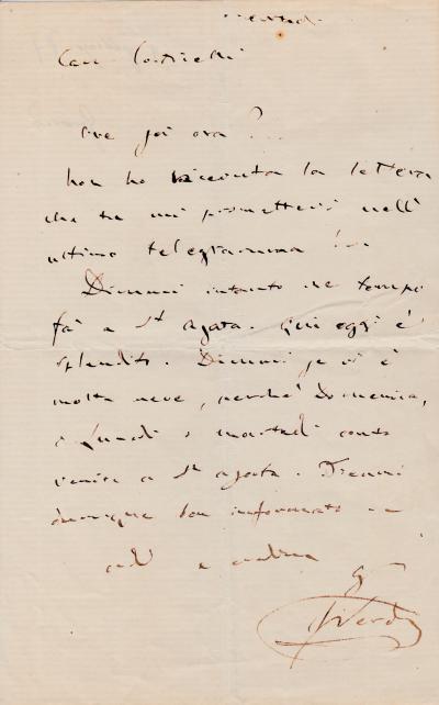 Giuseppe VERDI - Lettre autographe signée à son collaborateur 2