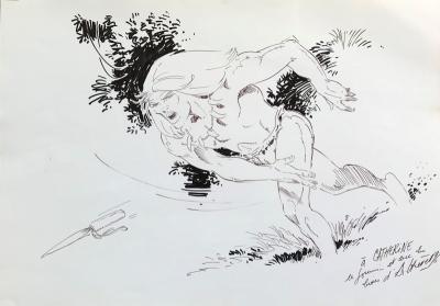 André CHERET - Dessin RAHAN 2