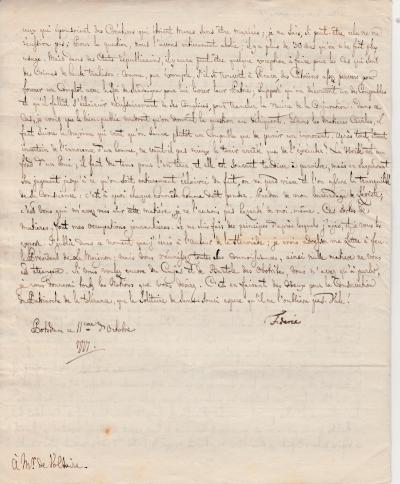 FREDERIC II - Lettre manuscrite signée à VOLTAIRE Inédite 2