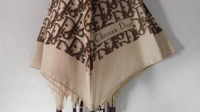 CHRISTIAN DIOR Parapluie en toile monogrammée 2