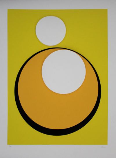 Geneviève Claisse  - Unité Jaune, 2015, Sérigraphie 2
