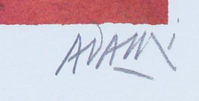 Valério ADAMI - Ballet - Lithographie signée au crayon 2