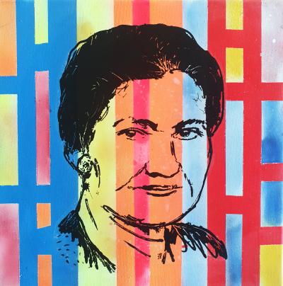 PyB Simone Veil street art 2