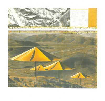 CHRISTO (d’après) - Umbrellas, 1991 - Impression 2