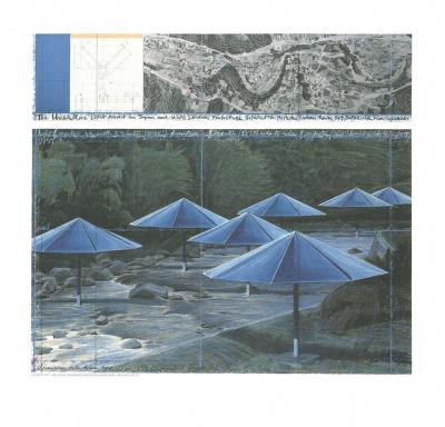 CHRISTO (d’après) - Umbrellas, 1991 - Impression 2